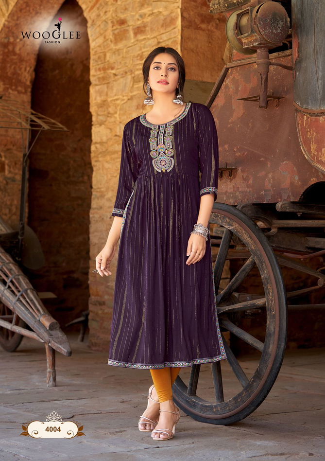 Ananta By Wooglee Rayon Designer Kurti Wholesale Clothing Suppliers In India
